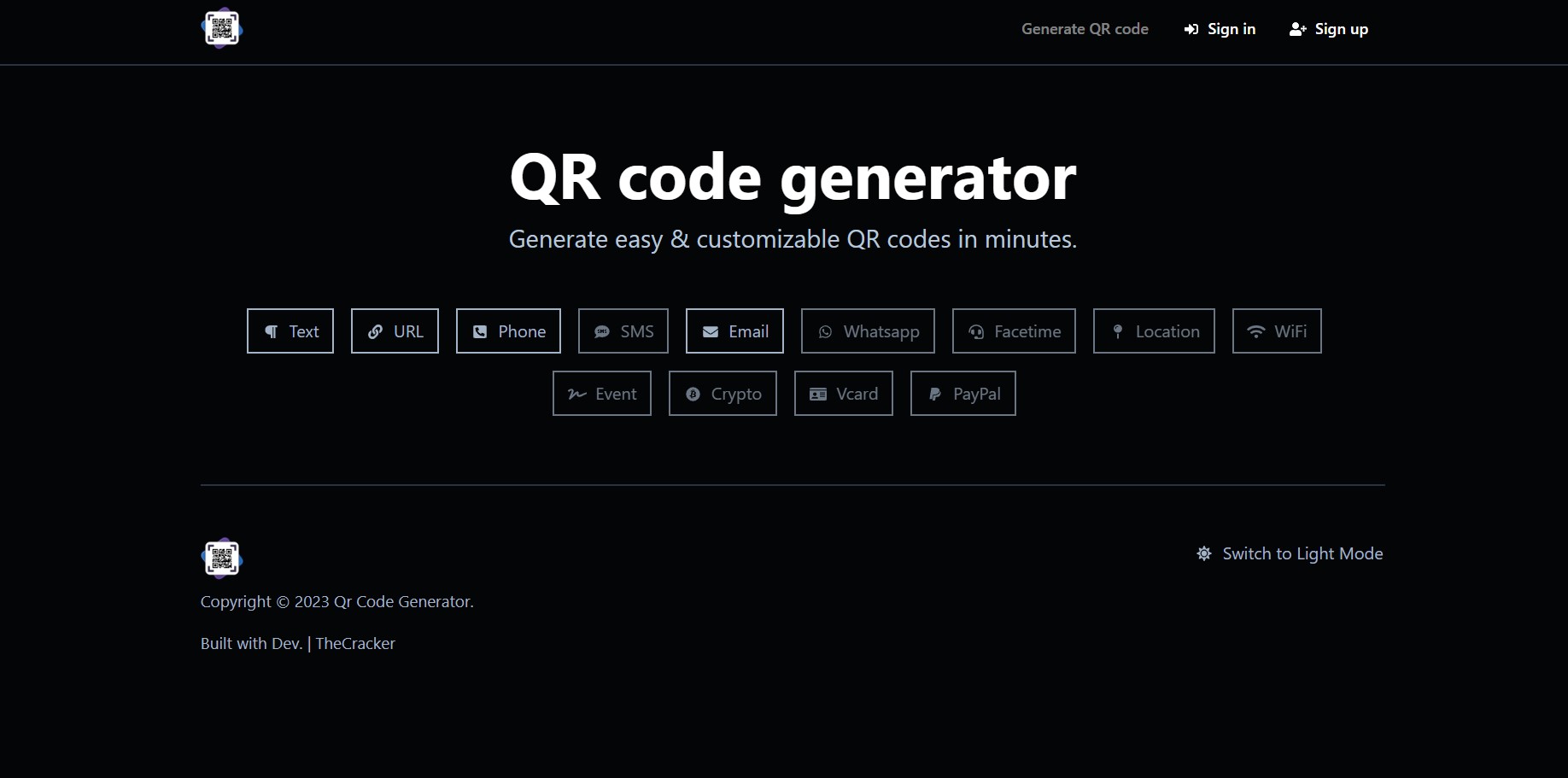 Qr Code Generator